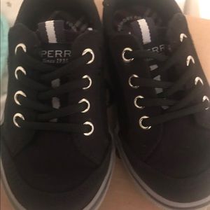 Baby boy Sperry Size 6M Black/Grey